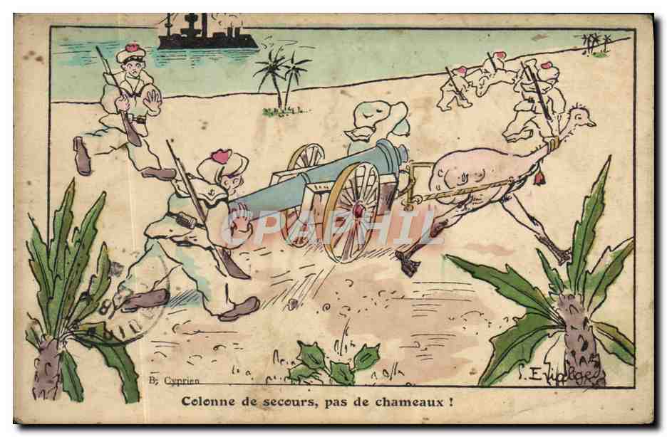 Colonne de secours, pas de chameaux ! — S. Engledge — Édition interdite