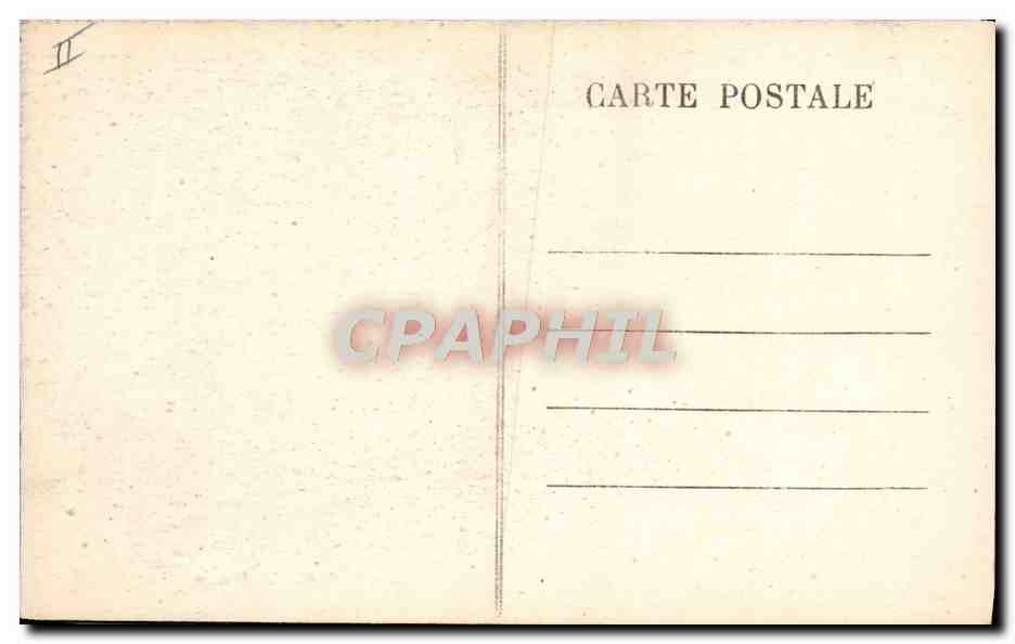 CPA Folklore Auvergne La Bourree — Verso