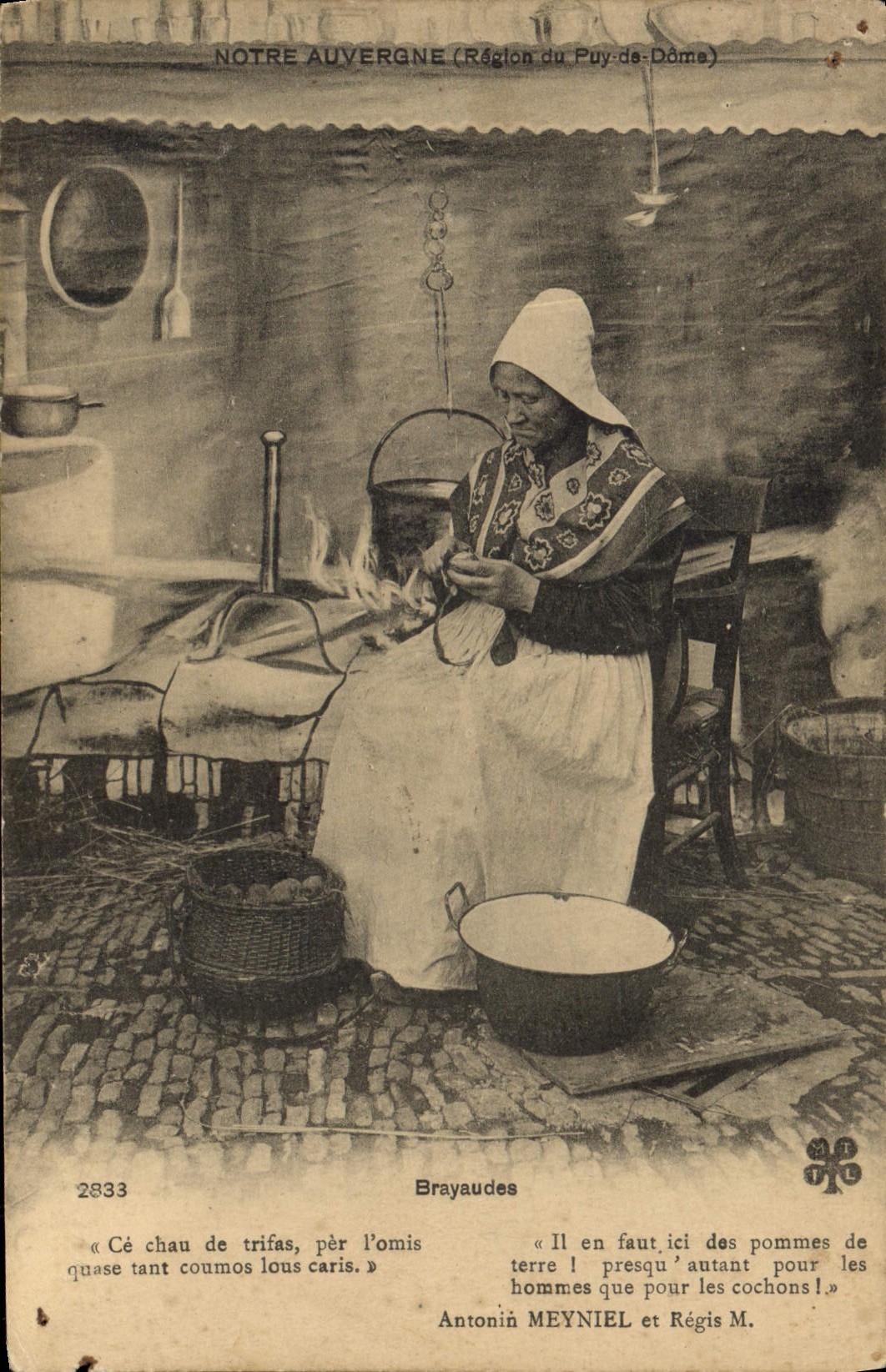 Femme au foyer — cuisine traditionnelle — Antonin Meyniel et Régis M. — n° 2833