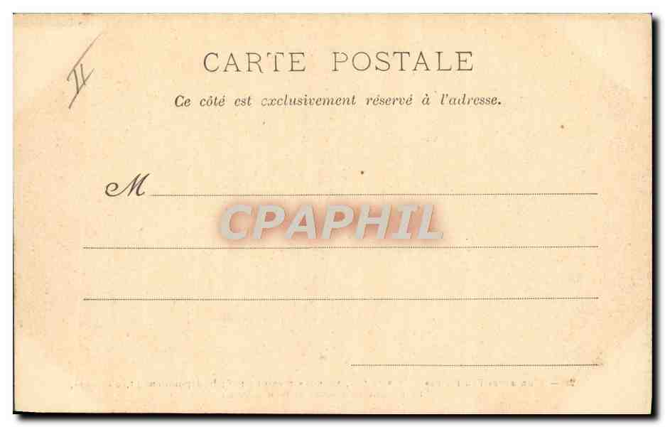 CPA L'election de Monsieur le maire  — Rückseite