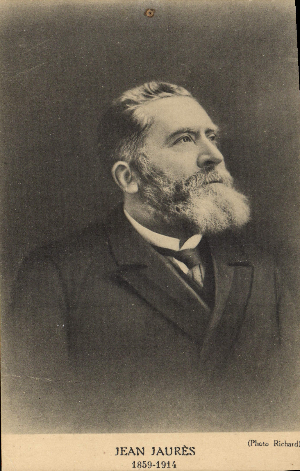 Jean Jaurès — portrait — Photo Richard