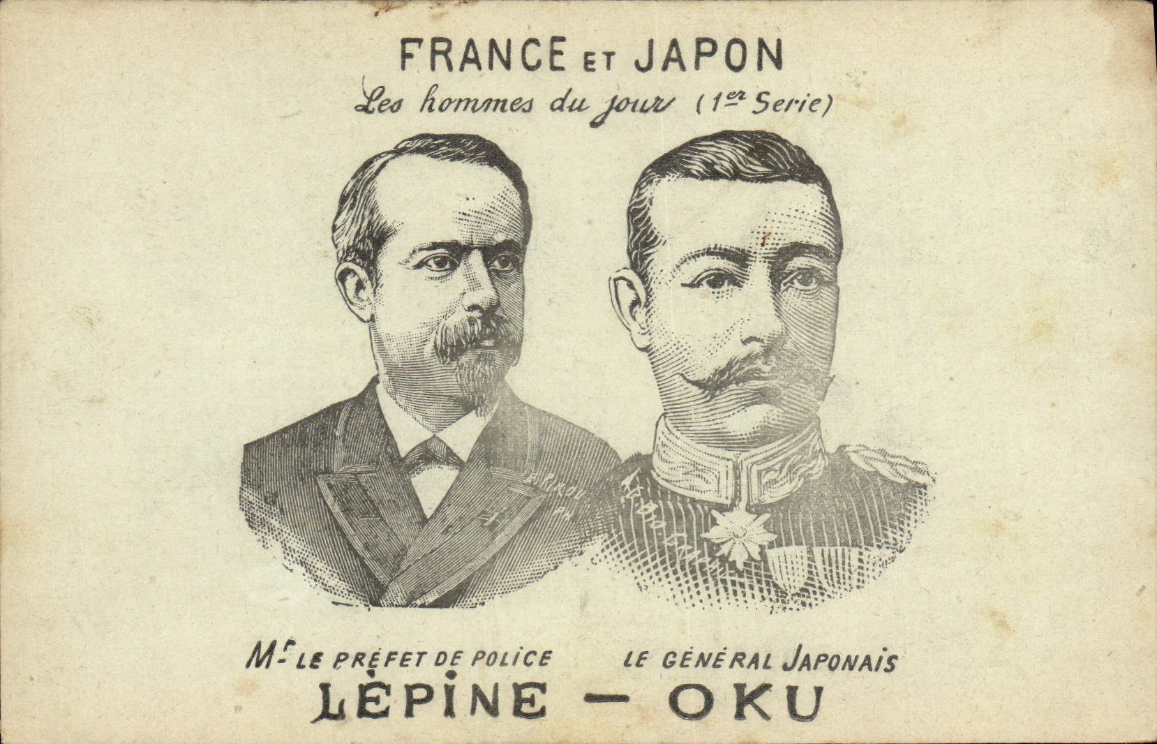 France and Japan — Men of the Day (1st Series) — Lépine and Oku