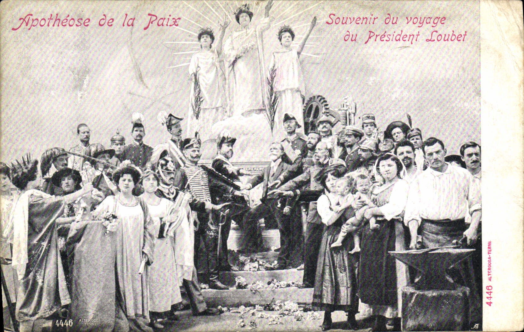 Apocalypse of Peace — Souvenir of the President Loubet's Journey — ALTEROCA-TERNI 4446