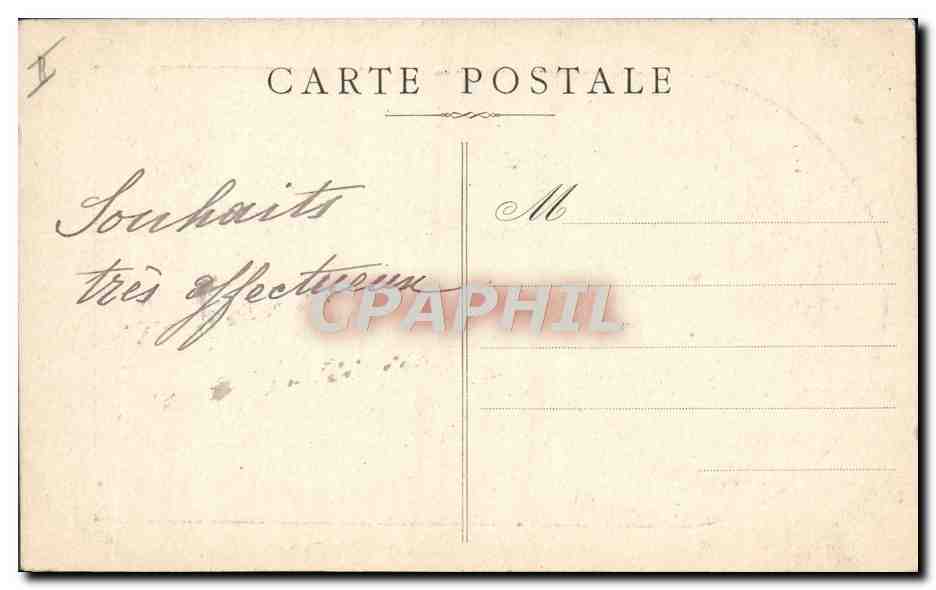 CPA Sainte Genevieve patronne de Paris et de la France Loup Mouton — Verso