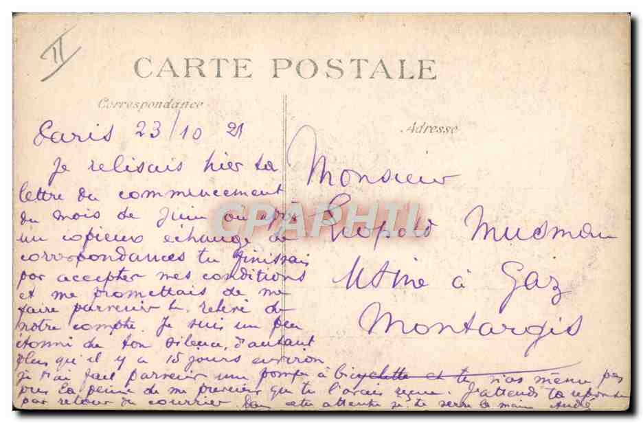 Portrait d'un homme barbu — 'Guerre vive ! France !' — Éditeur ELD, n° de série non visible — Verso