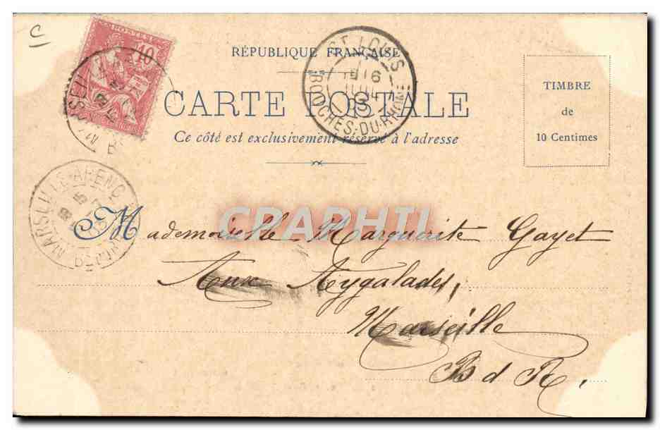 CPA L'avenir du Proletariat Chateau de la Haute Barde en Touraine  — Rückseite