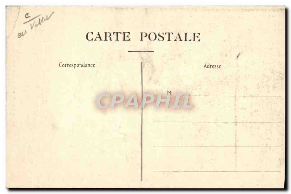 Les Émeutes en Champagne — Un caveau après le sabotage (Avril 1911) — Le Franjou, phot. édit. à Ay — Verso
