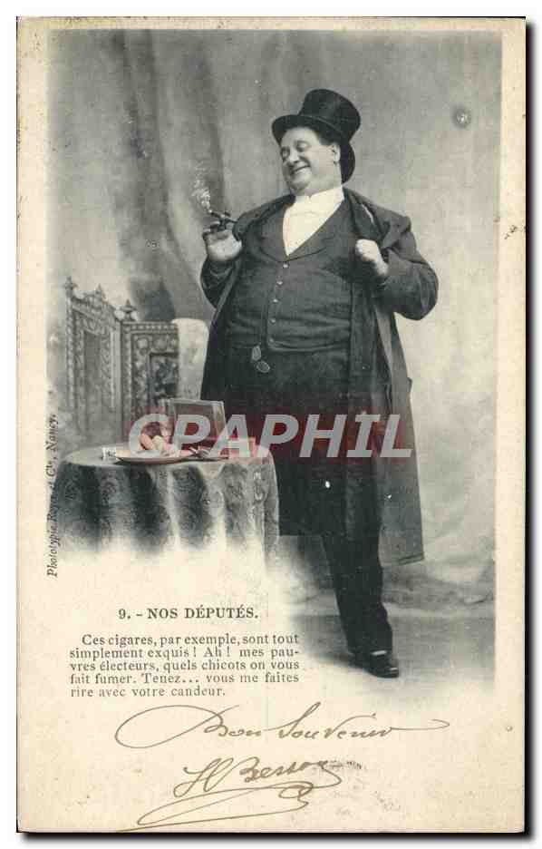Caricatured Deputy — Our Deputies — Phototypie Royer & Cie, Nancy, no. 9