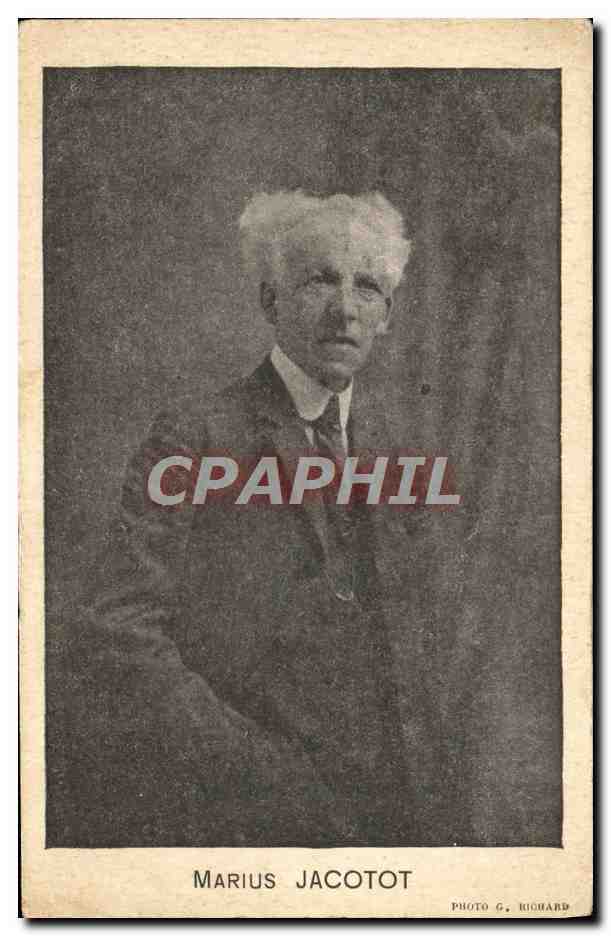 Marius Jacotot — Mechanic and Mayor of Puteaux — Photo G. Richard