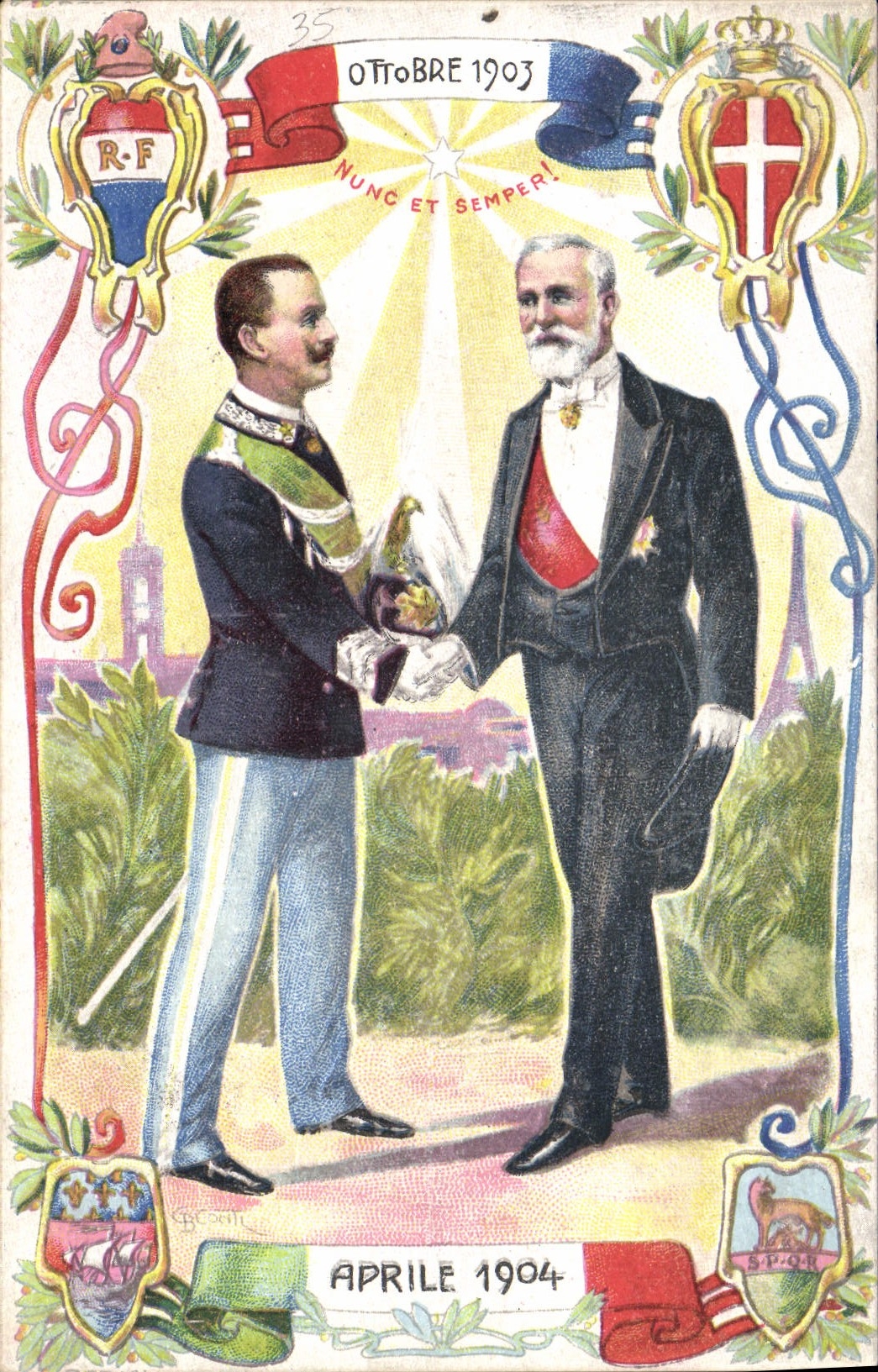Cérémonie d'investiture — Octobre 1903 / Avril 1904 — Éditeur inconnu, n° 35