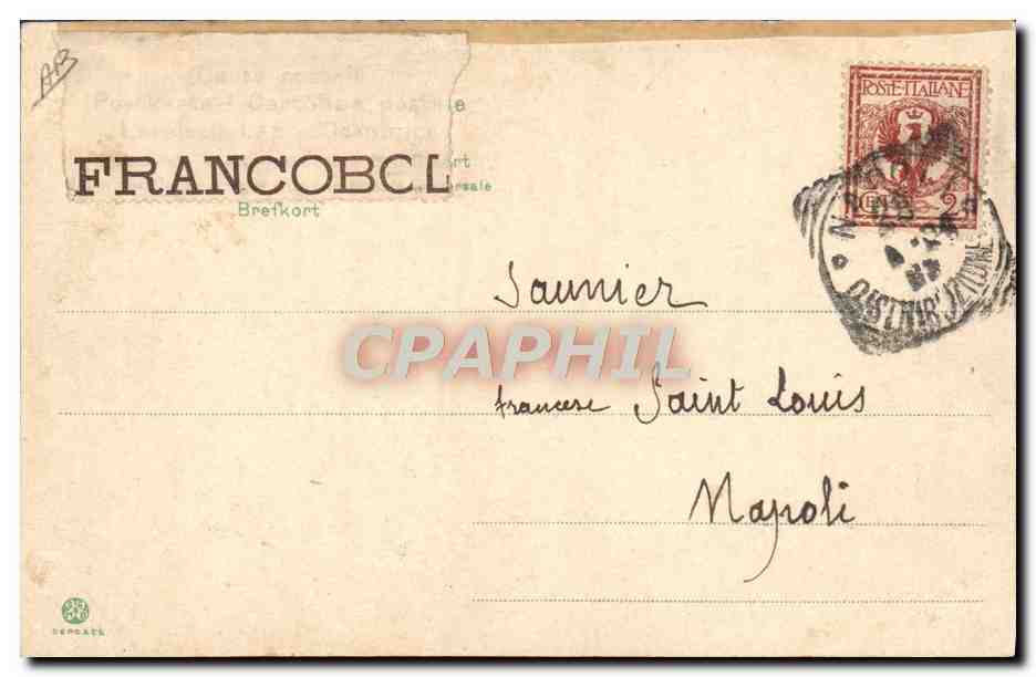 Cérémonie d'investiture — Octobre 1903 / Avril 1904 — Éditeur inconnu, n° 35 — Verso