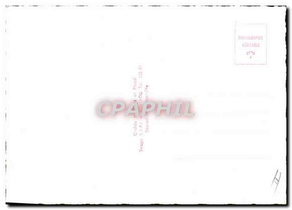 Principauté de Monaco — Mariage de Rainier III et Grace Kelly — éditeur Clichés H. Piccadi et Piccadi — Reverso