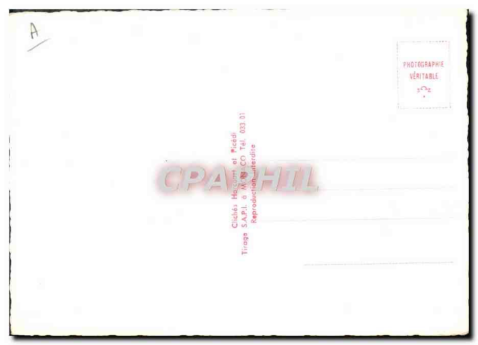 Monaco — Mariage de Rainier III et Grace Kelly — édition CPAPHIL — Verso