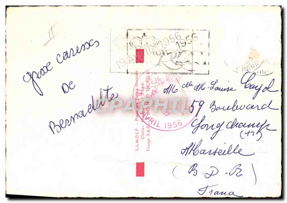 CPM Monaco Grace Kelly SAS Rainier III — Reverso