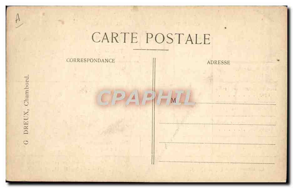Carte généalogique des souverains français — N° 3 — G. Dreux, Chambord — Verso