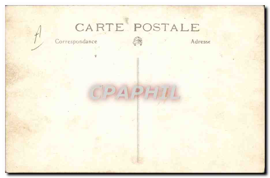 CARTE PHOTO Football — Rückseite
