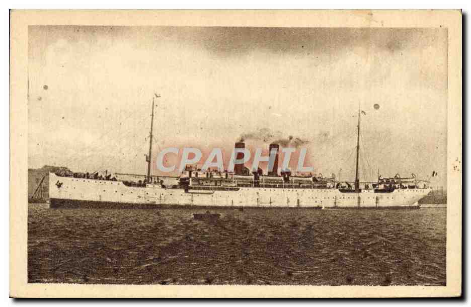 S.S. « BRITANNIA » — navire de la Faëre Line — éditeur SADAG