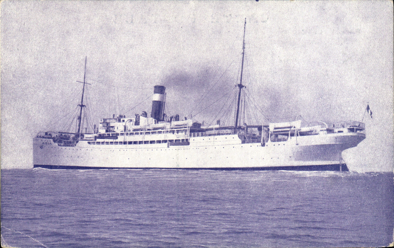 S.S. Asia — Navire de la ligne Fabre — 192