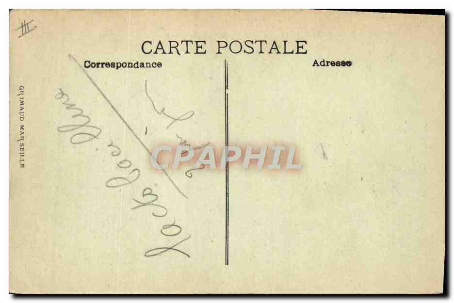 Paquebot Doukkala — traversant une grosse mer — éditeur Girimaud Mar Selle — Verso