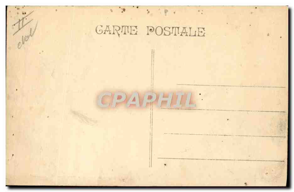 CPA Duc d'Aumale Paquebot Poste Rapide Francais — Back
