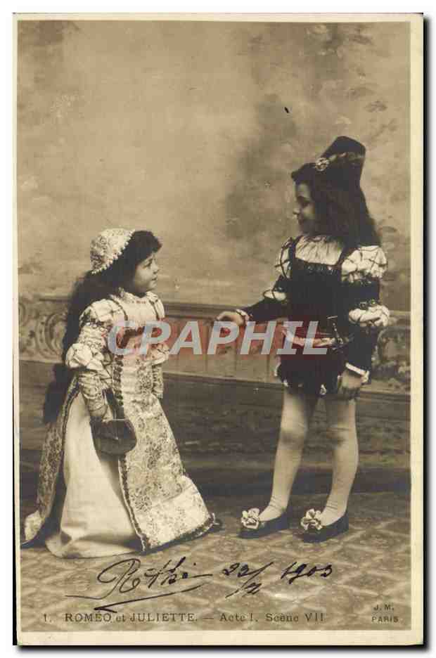 CPA Fantaisie Enfant Romeo et Juliette