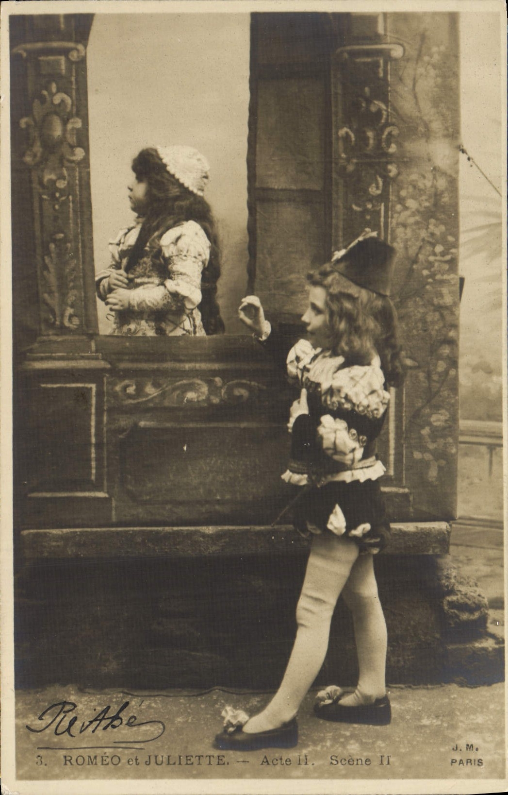 CPA Fantaisie Enfant Romeo et Juliette
