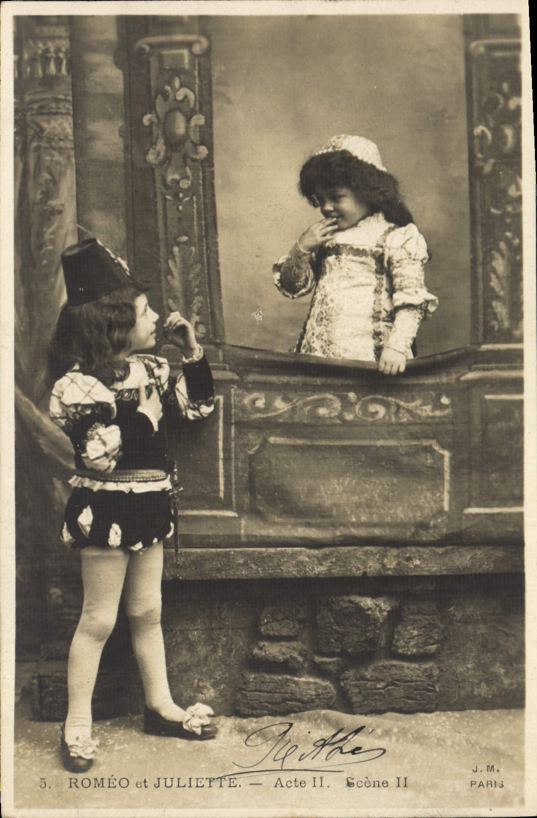CPA Fantaisie Enfant Romeo et Juliette