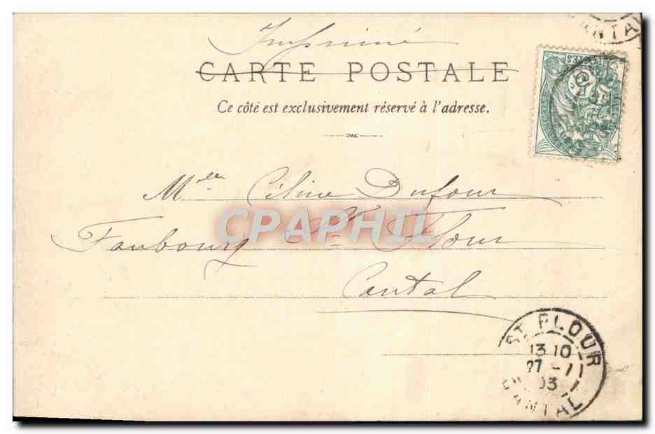 CPA Fantaisie Enfant Romeo et Juliette Moine Pretre — Verso