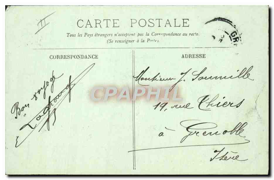 Arcachon — Groupe de Baigneurs et Baigneuses — LL. n°34 — Verso
