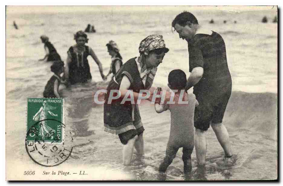 Sur la Plage — LL. — 5056 — Éditeur LL.