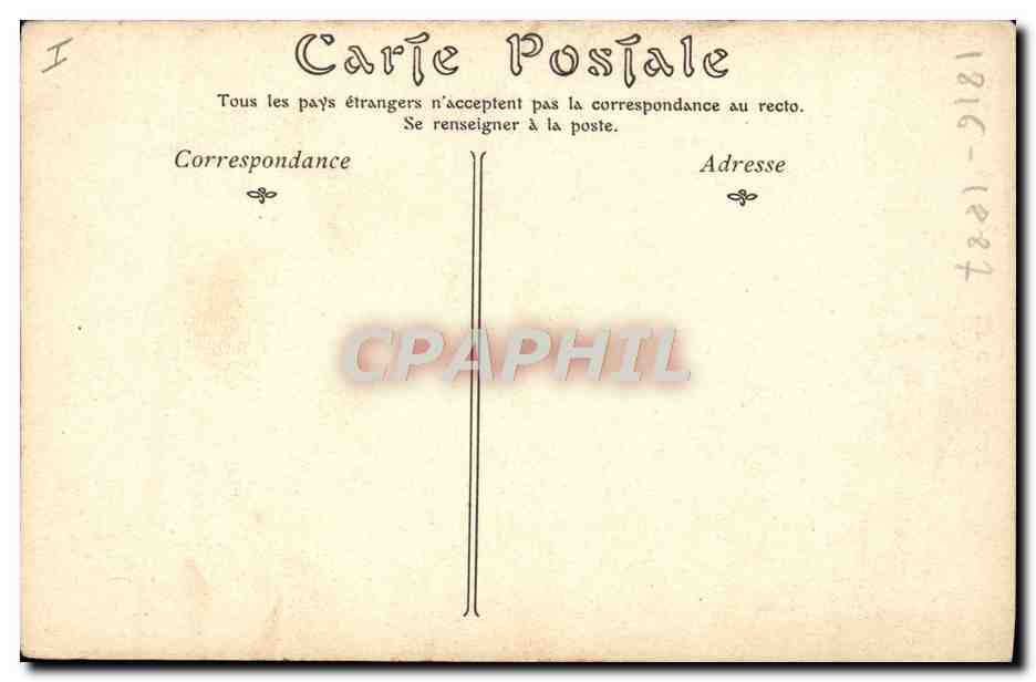 CPA Paris Musee du Luxembourg Philippe Rousseau Le rat retire du monde  — Rückseite