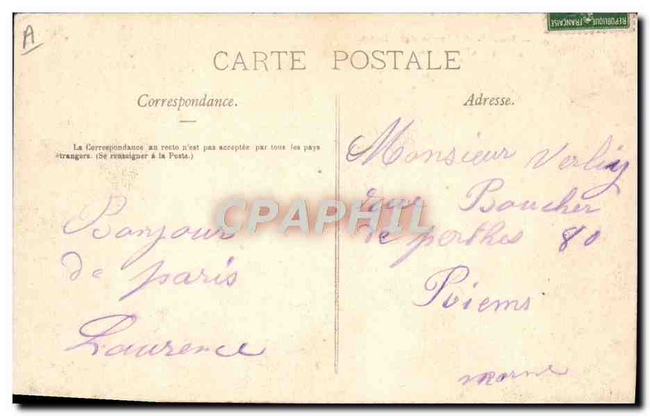 CPA Ours Paris Jardin des Plantes Les ours bruns — Rückseite
