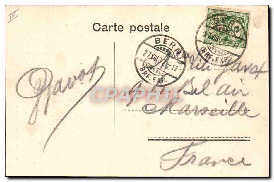 CPA Bern ours  — Rückseite