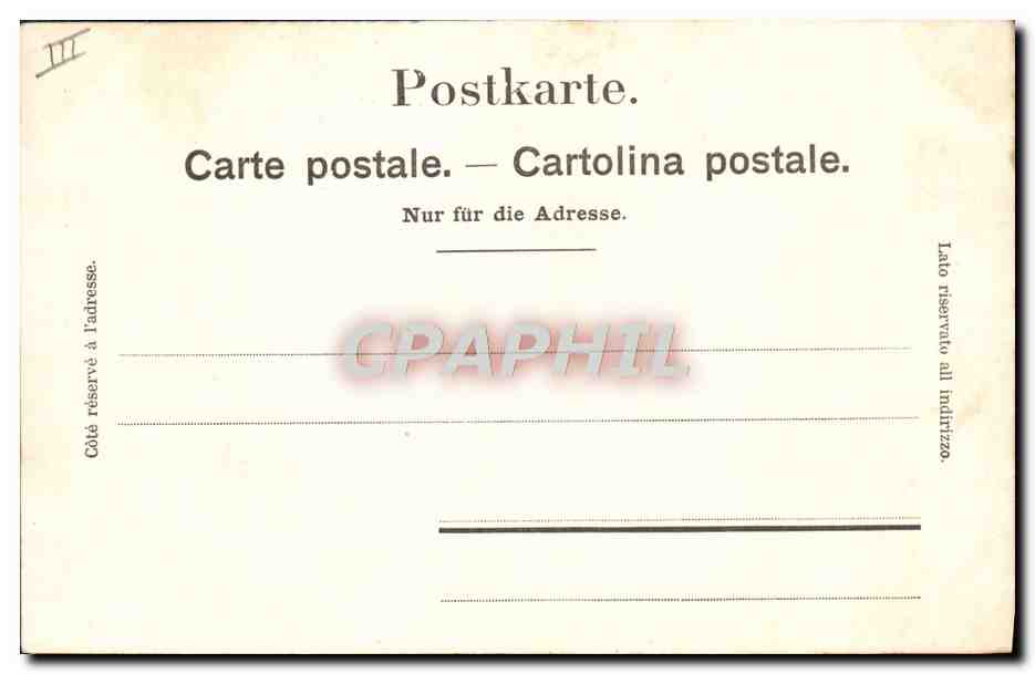 CPA Ours Bern  — Rückseite