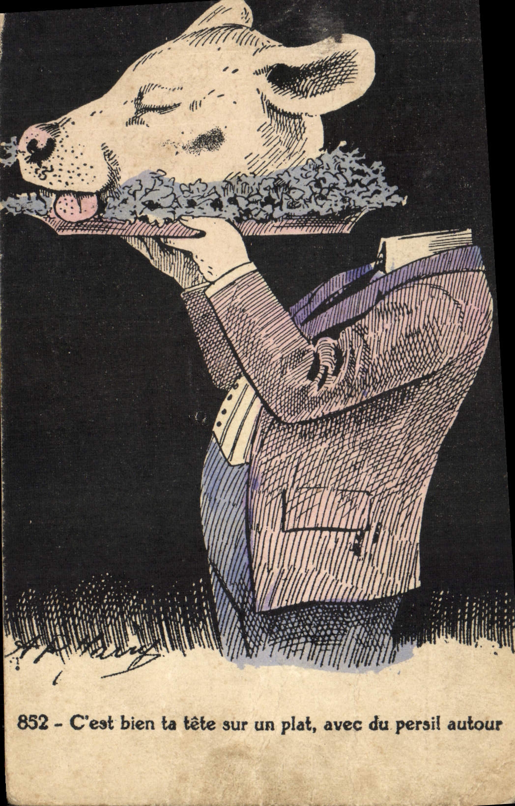 CPA Fantaisie Illustrateur Jarry Tet