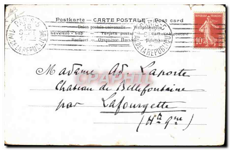CPA Fantaisie Illustrateur Papier a cigarettes Job Calendrier 1898 Hernandez  — Rückseite