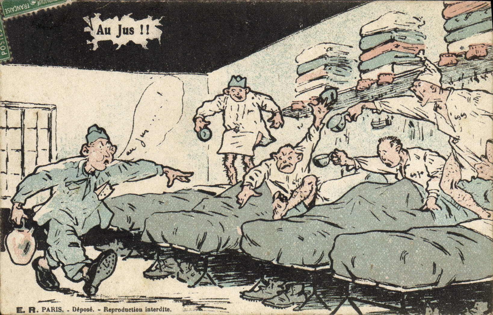 Soldats en réquisition — Au Jus !! — E.R. Paris