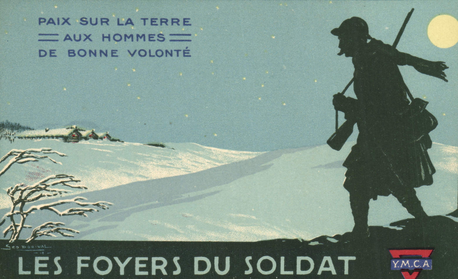 CPA Militaria Les foyers du soldat Union Franco Americaine YMCA