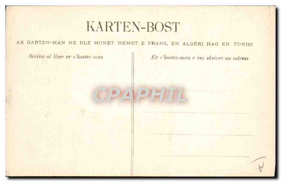 CPA Folklore Elliant Fille de ferme et sa monture ane Mule  — Verso