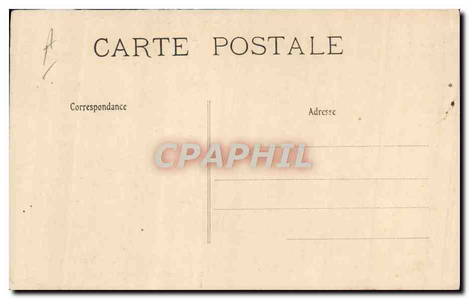 CPA Les trois freres s'opposent a l'inventaire de l'eglise de Cominac Ariege Chien — Verso