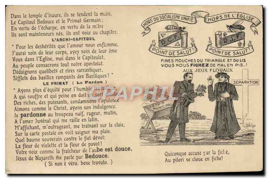 CPA Separation Eglise Etat