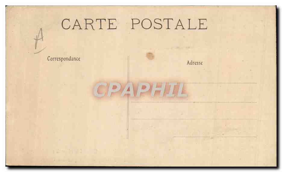 CPA Les trois freres s'opposent a l'inventaire de l'eglise de Cominac Ariege Chien — Verso