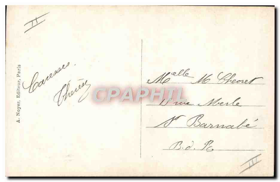 CPA le reve de Guillaume Aigle  — Rückseite