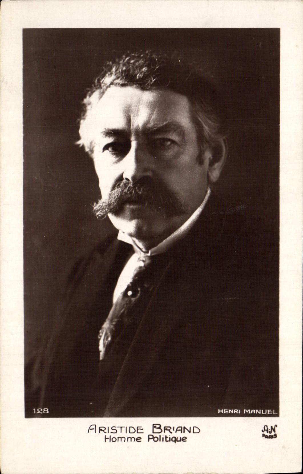 Aristide Briand — Homme Politique — Henri Manuel, Paris, n°128