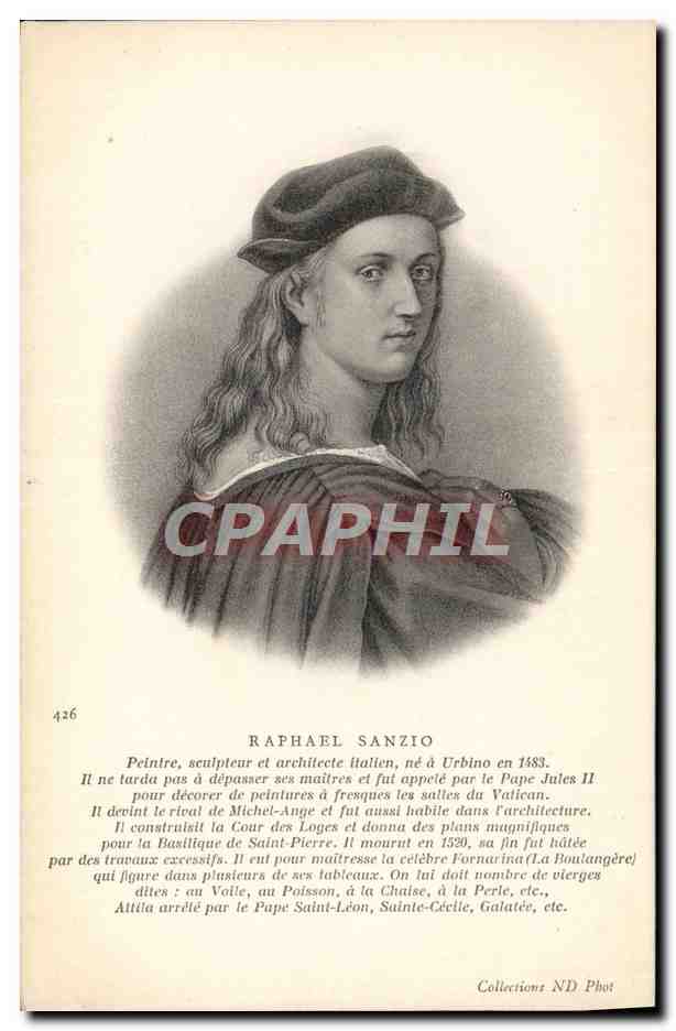 CPA Raphael Sanzio Peintre italien
