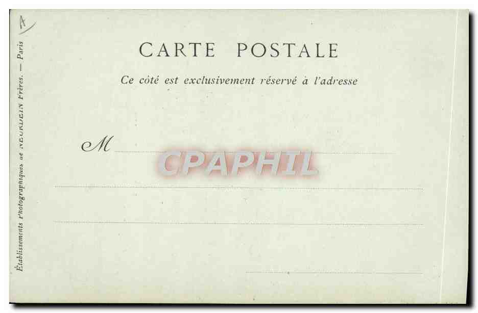 CPA Raphael Sanzio Peintre italien — Verso