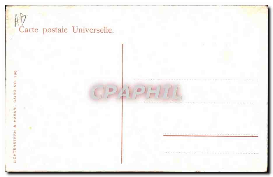 CPA Fumeur de Hachiche Drogue  — Verso
