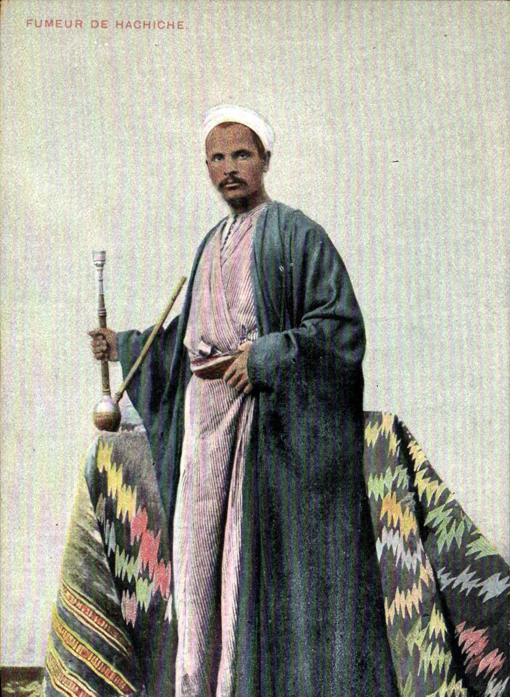 CPA Fumeur de Hachiche 