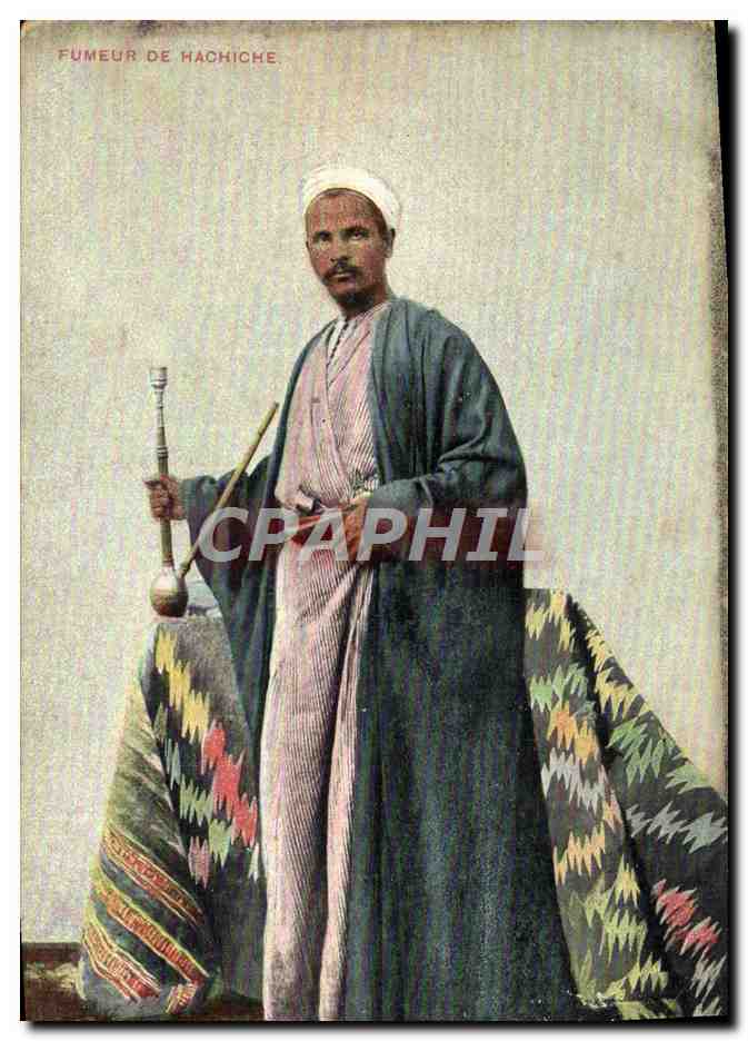 CPA Fumeur de Hachiche 