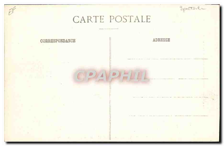 CPA Poilu's Paris Mezy Ripol pechent des poilus au cigare Clown Cirque TOP  — Rückseite